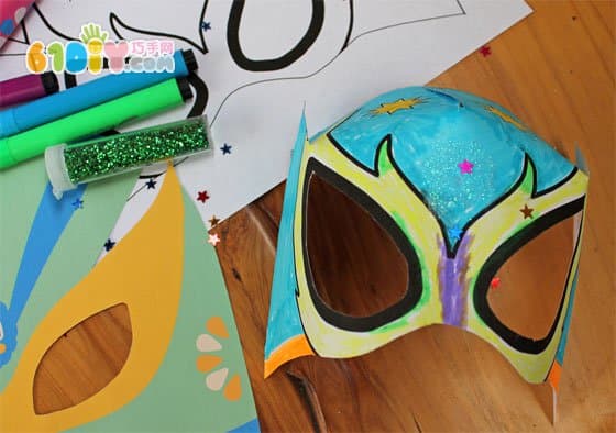 Handmade wrestling mask