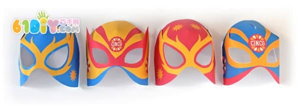 Handmade wrestling mask