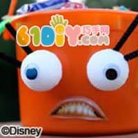 Halloween Monster Bucket Handmade