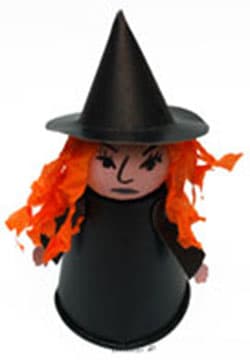 Handmade Halloween Witch