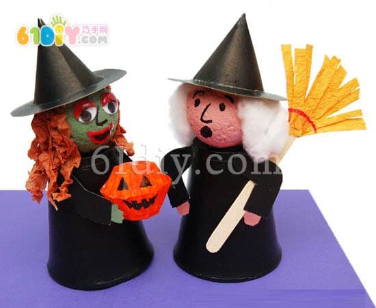 Handmade Halloween Witch
