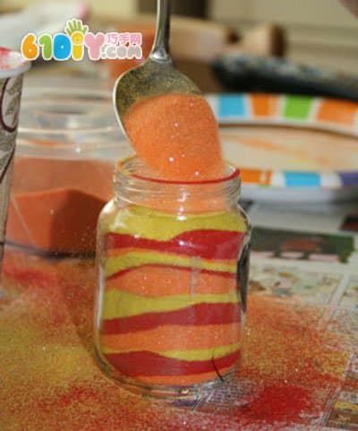 Colored Sand DIY Jack Pumpkin