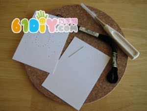 Halloween spider card making