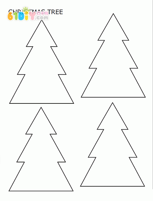 Christmas tree template