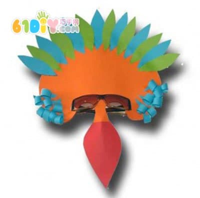 Turkey mask handmade