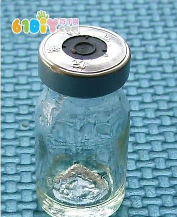 Turn waste into treasure small glass bottle DIY rainbow wind chime