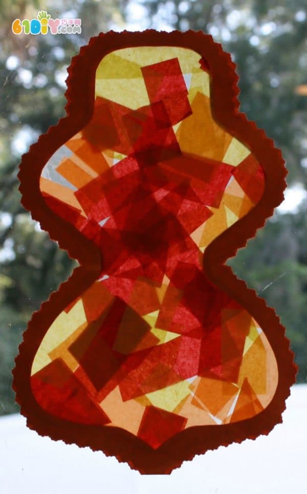 Autumn Handwork: Origami Leaf Window Ornaments