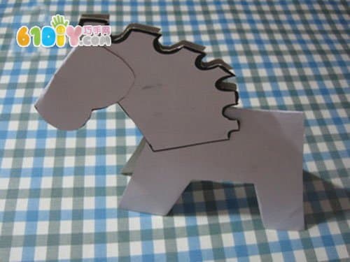Card Paper Manual 3D Pony DIY Craft