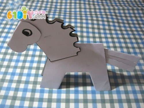 Card Paper Manual 3D Pony DIY Craft