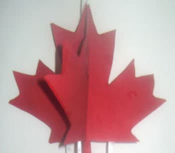 Autumn handmade maple leaf handmade ornaments