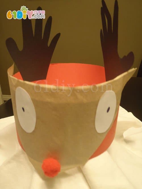 Cute Christmas reindeer headwear making