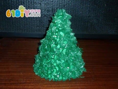Paper Christmas tree handmade
