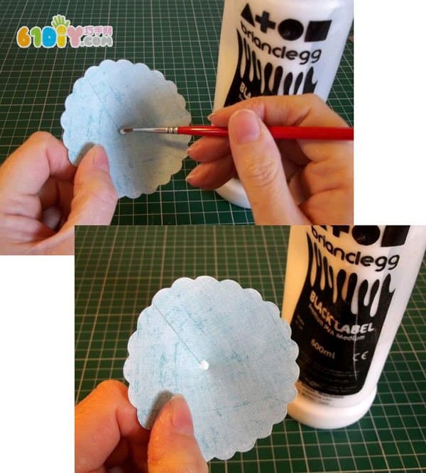 DIY drink and cake decoration steps