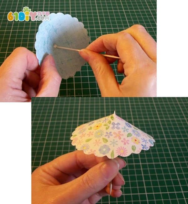 DIY drink and cake decoration process
