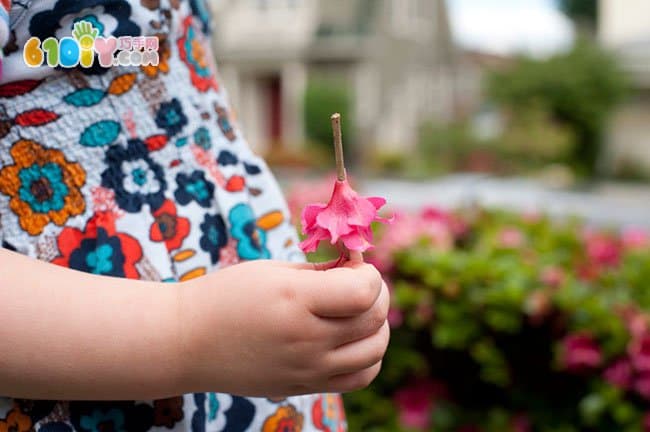 Children's DIY Flower Doll Handmade