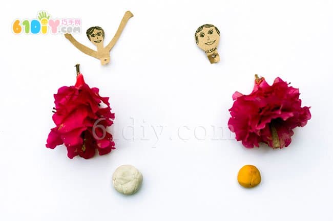 Children's DIY Flower Doll Handmade
