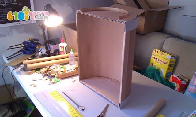 Carton Waste Making Treasure Chest