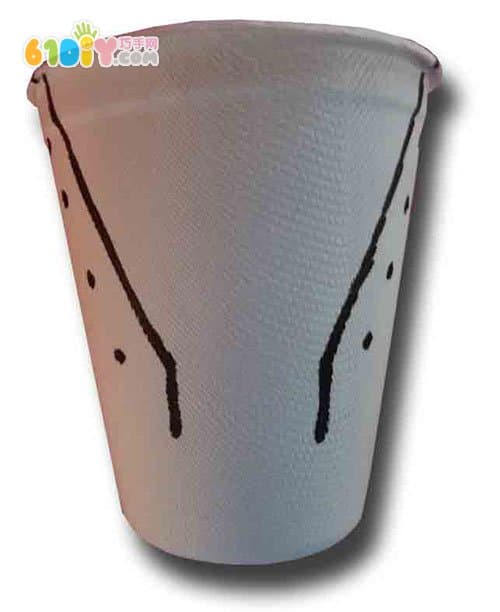 Paper Cup DIY Christmas Boots