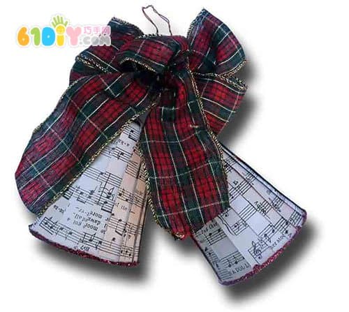 Petstick Paper and Paper Cup DIY Christmas Bell