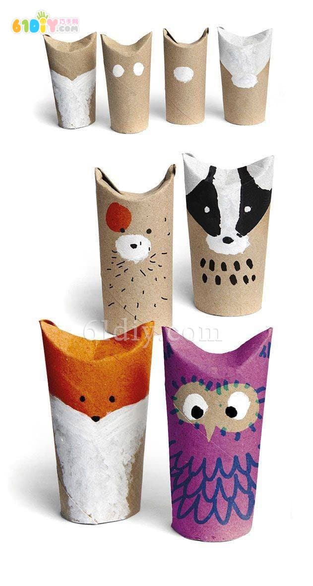 Creative gadgets funny paper animals