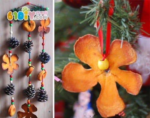 Orange peel handmade ornaments