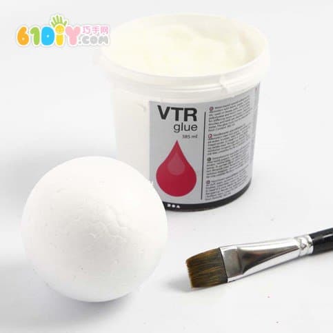 Christmas DIY foam ball strips for making Christmas balls
