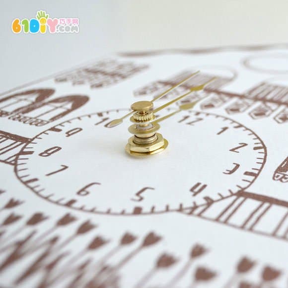 Handmade House-Shaped Wall Clock