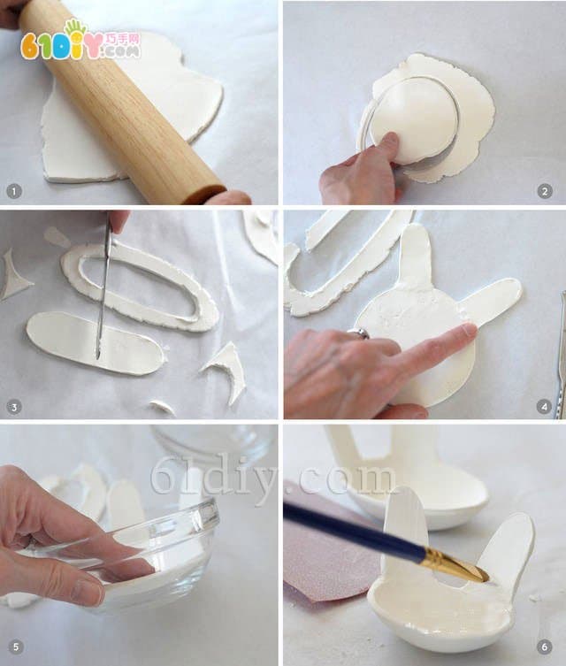 Clay Handmade Rabbit Storage