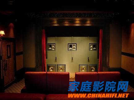 Simple decoration home theater also has a good voice