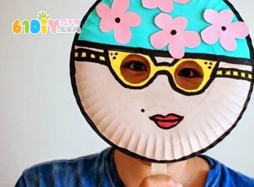 DIY Making a Cute Face Paper Mask