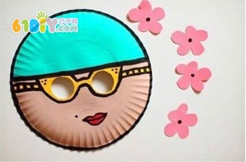 DIY Making a Cute Face Paper Mask