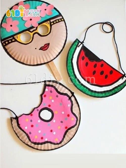 DIY Making a Cute Face Paper Mask