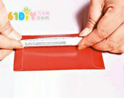 Red envelope firecracker string DIY production