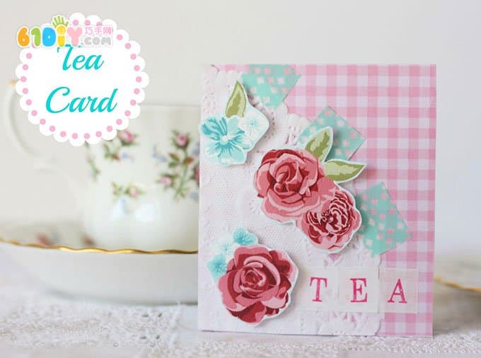 Warm rose greeting card making