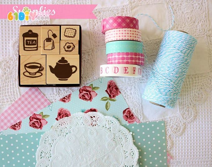 Warm rose greeting card making