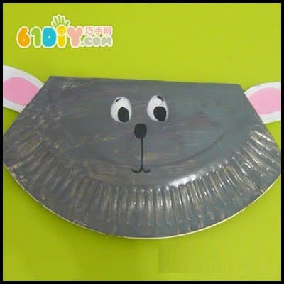 Children's DIY paper tray lamb