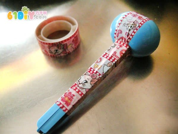 Milk Powder Spoon Waste Using DIY Toy Sand Hammer