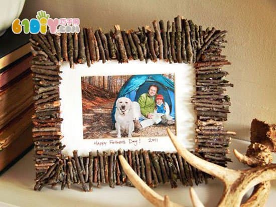 Branch photo frame DIY production