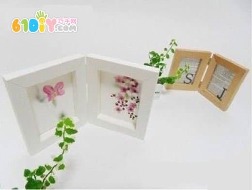Cardboard photo frame making
