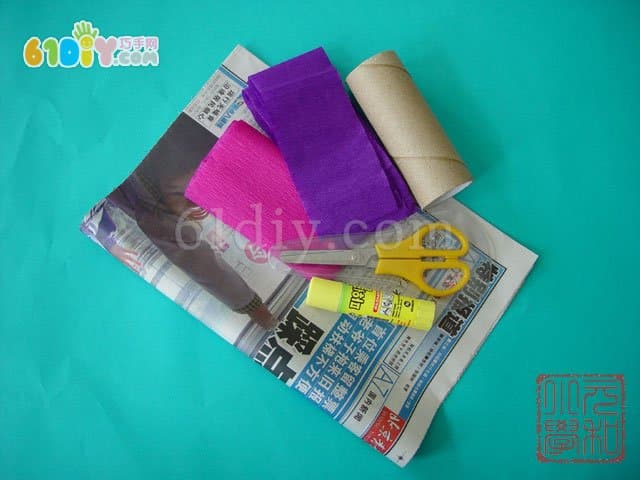 Roll paper core DIY making small microphone