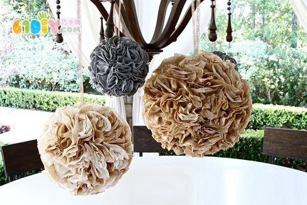 How to make a party decoration flower ball