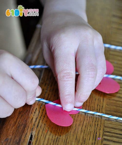 Children's picture book small handmade love rain ornaments