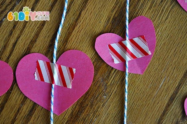 Children's picture book small handmade love rain ornaments