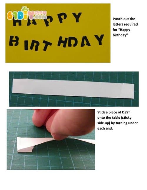 Homemade birthday card tutorial