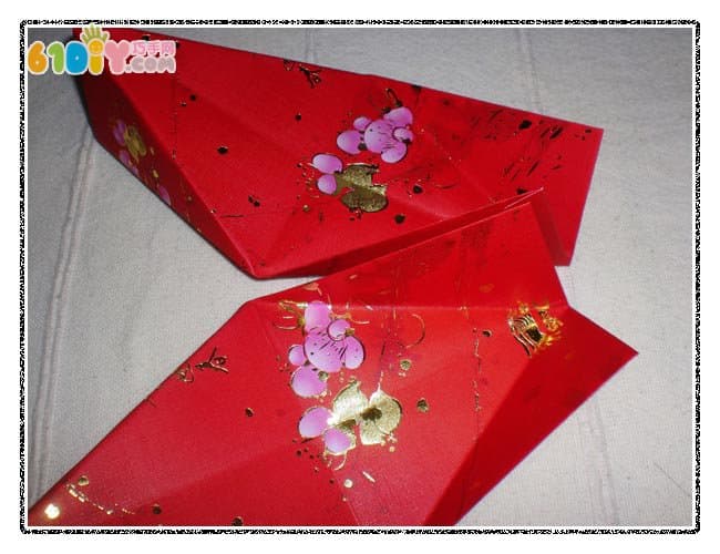 New Year DIY red envelope making process of lanterns