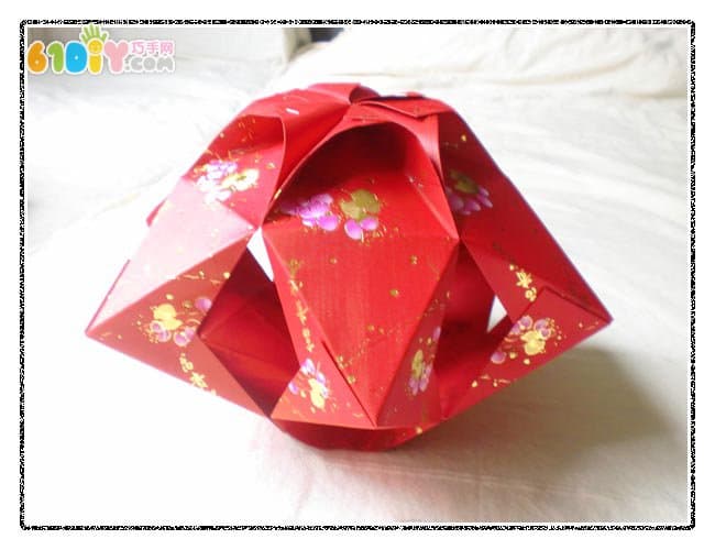 New Year DIY red envelope making process of lanterns