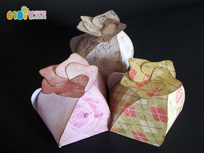 Flower gift box handmade tutorial