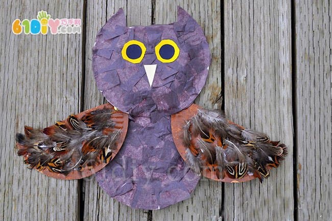 Paper Tray Owl DIY Craft