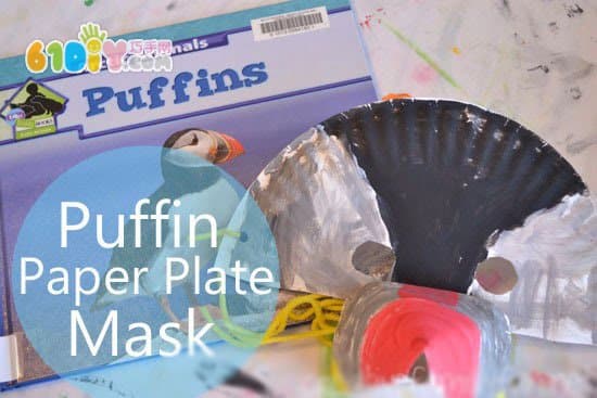 Handmade Puffin Paper Mask