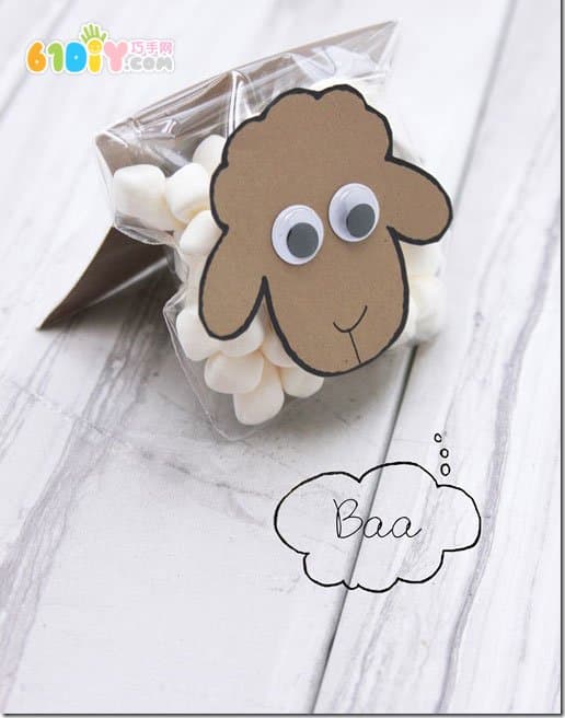 Two simple lambs handmade
